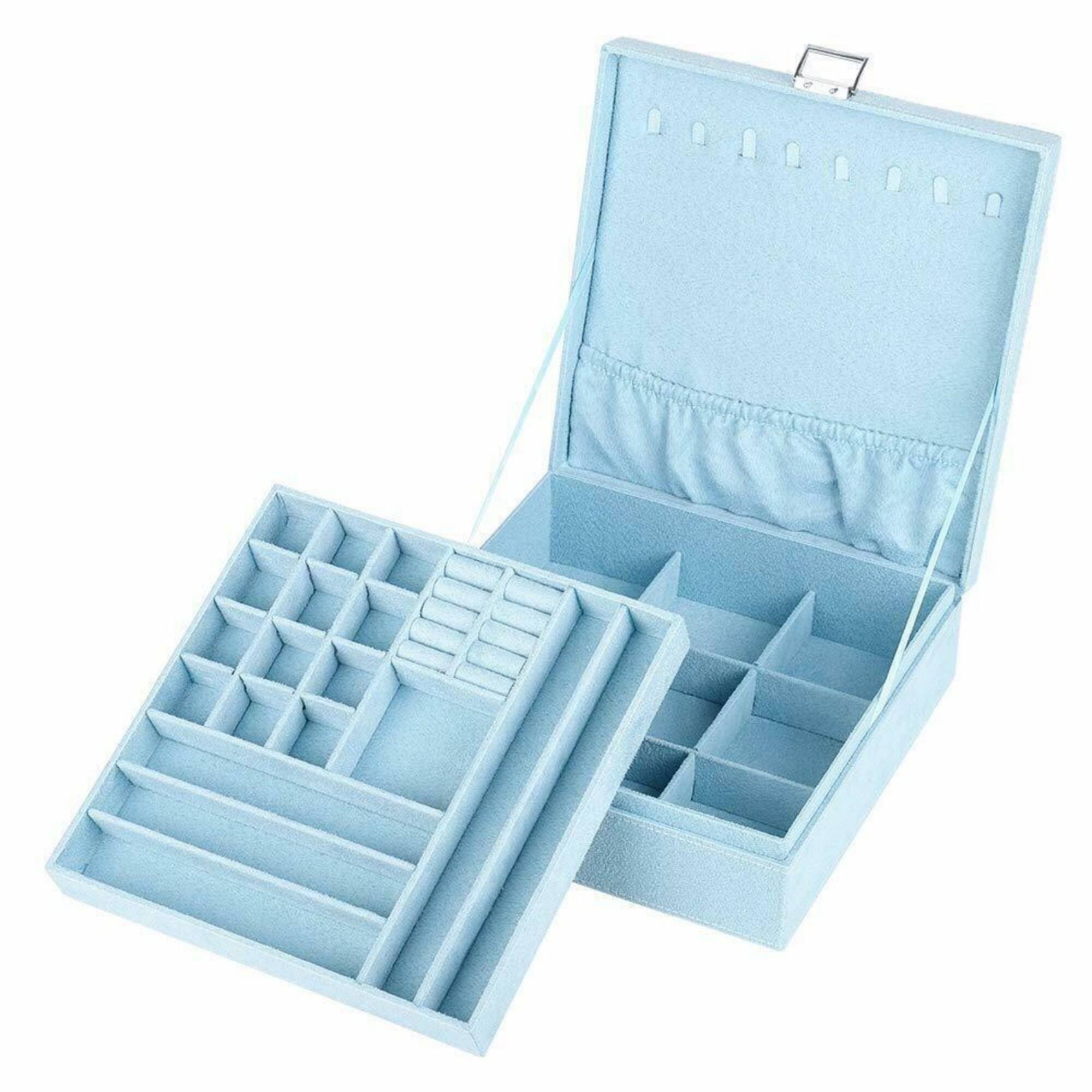 NEX™ 2-Layer 10.5" Lint Jewelry Box Organizer